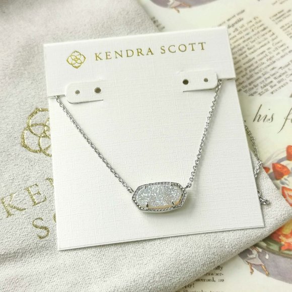 Kendra Scott Jewelry Kendra Scott Iridescent Drusy Elisa Silver